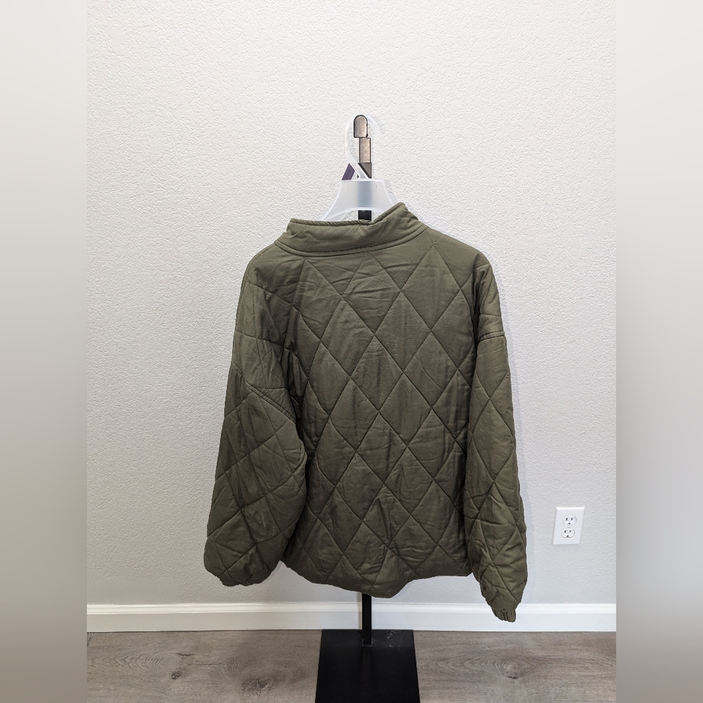 3/$14 NWT Women's Quilted Twill Jacket - Picture 3 of 4